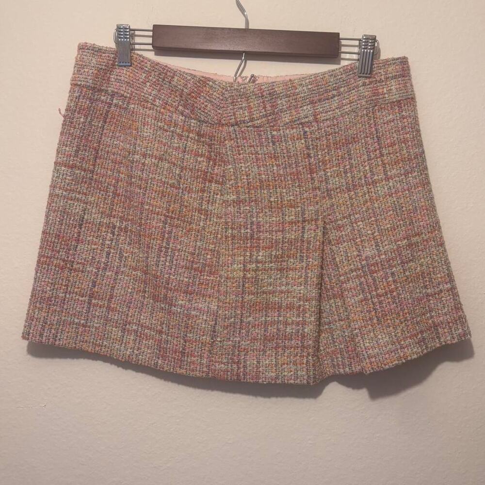 Express pink plaid skirt plaid